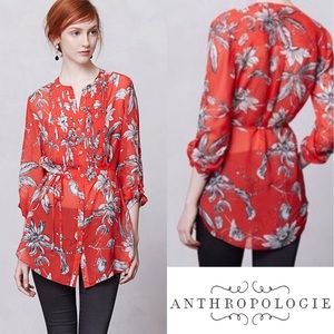 Anthropologie Leifsdottir Cattleya tunic duster